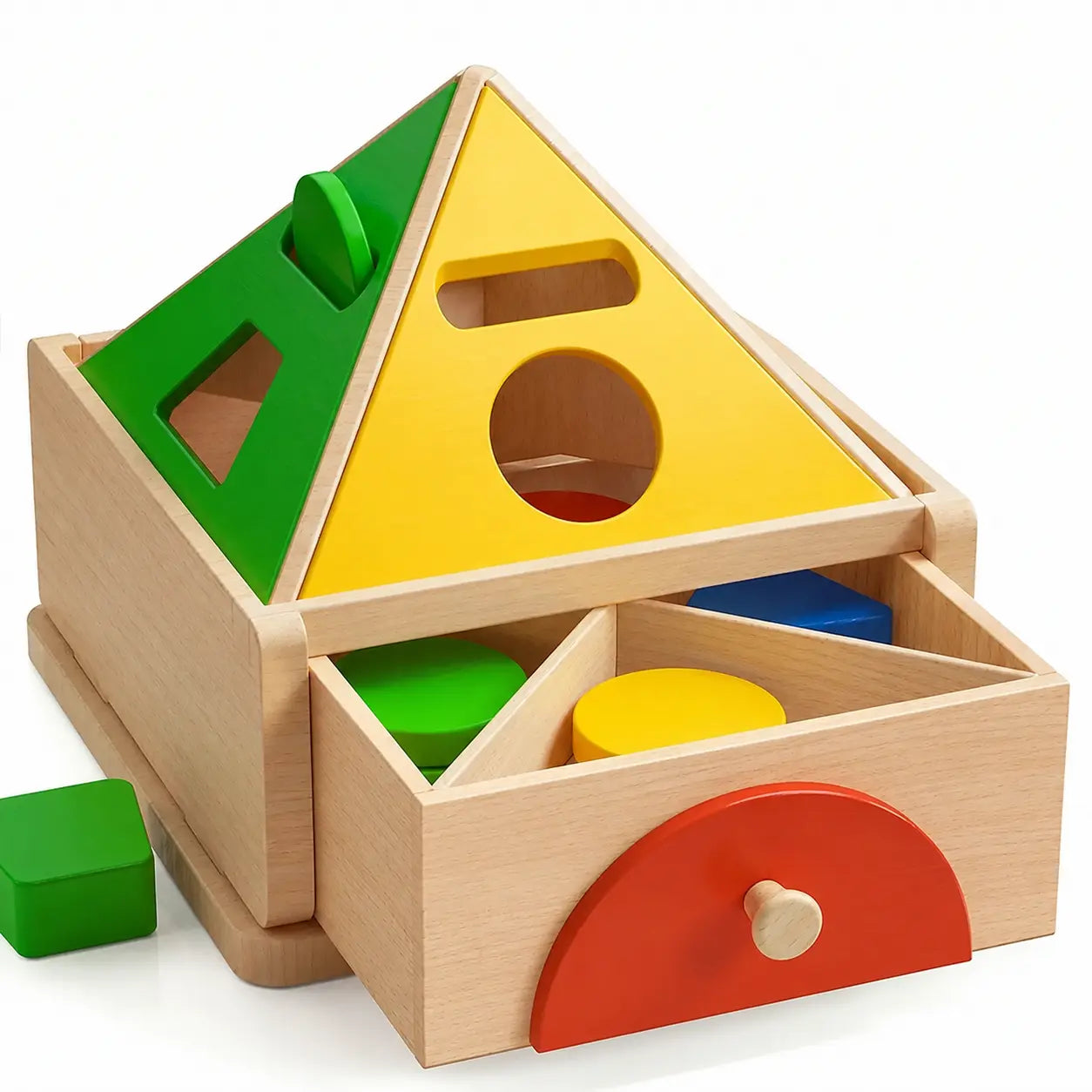 Montessori Color Sorting & Shape Matching Toy
