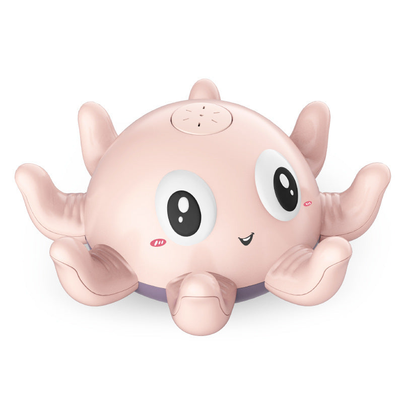 Calming sensory bath toy with automatic water spray designed for sensory play, stress-free bath time, and relaxing bedtime routines for kids
