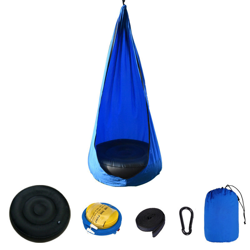 Portable Sensory Swing Hammock with Inflatable Seat Pad – view 6