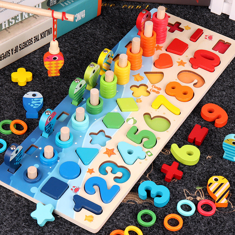 Montessori alphabet and number puzzle for kids designed for autism support, ADHD focus, sensory learning, fine motor development, and early educational play