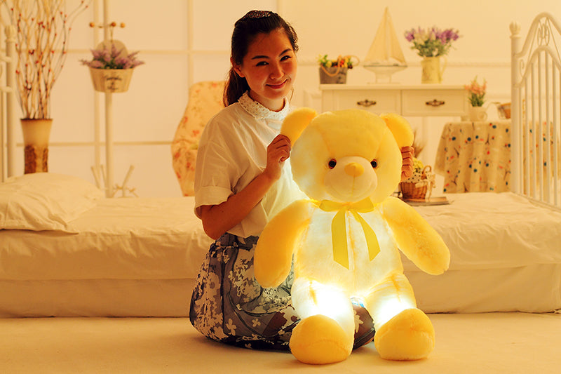 LED Teddy Bear Night Light for Kids