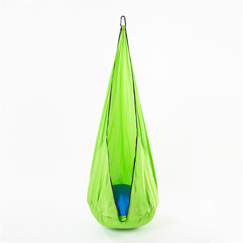 Portable Sensory Swing Hammock with Inflatable Seat Pad