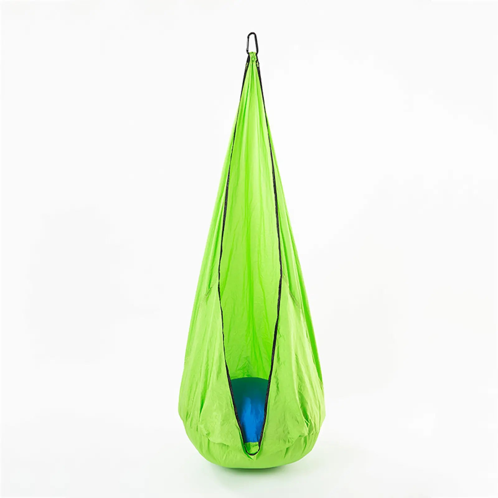 Portable sensory swing hammock with inflatable seat pad for kids