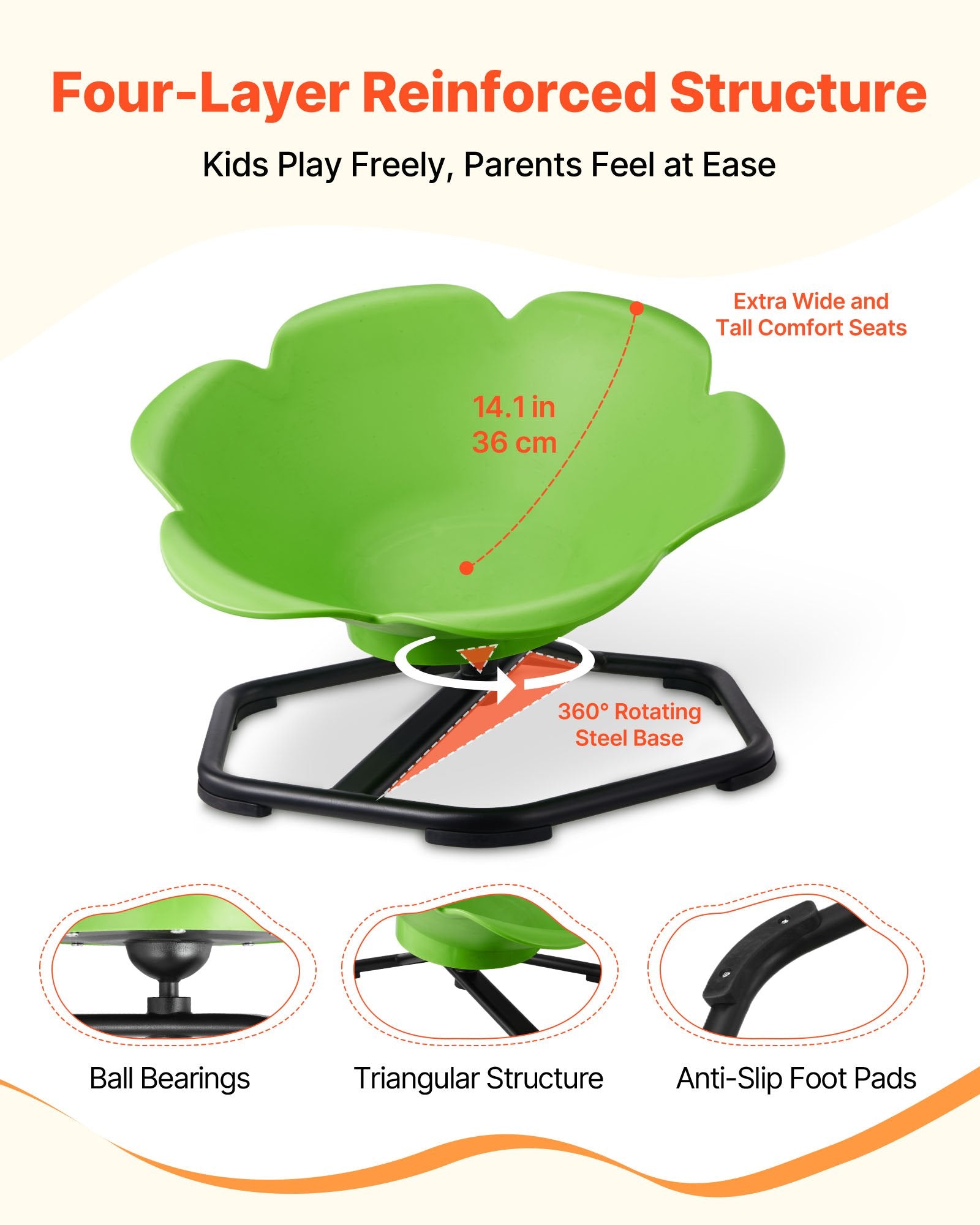 Sensory Spinning Chair for Kids