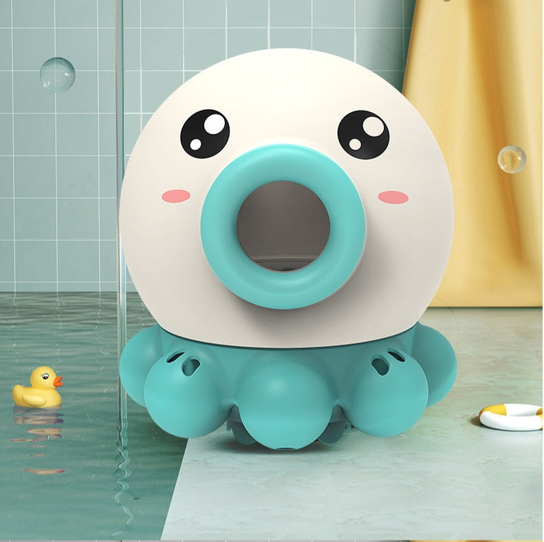 Bath water spray toy for toddlers designed for sensory bath play,  routines, and toddler water fun