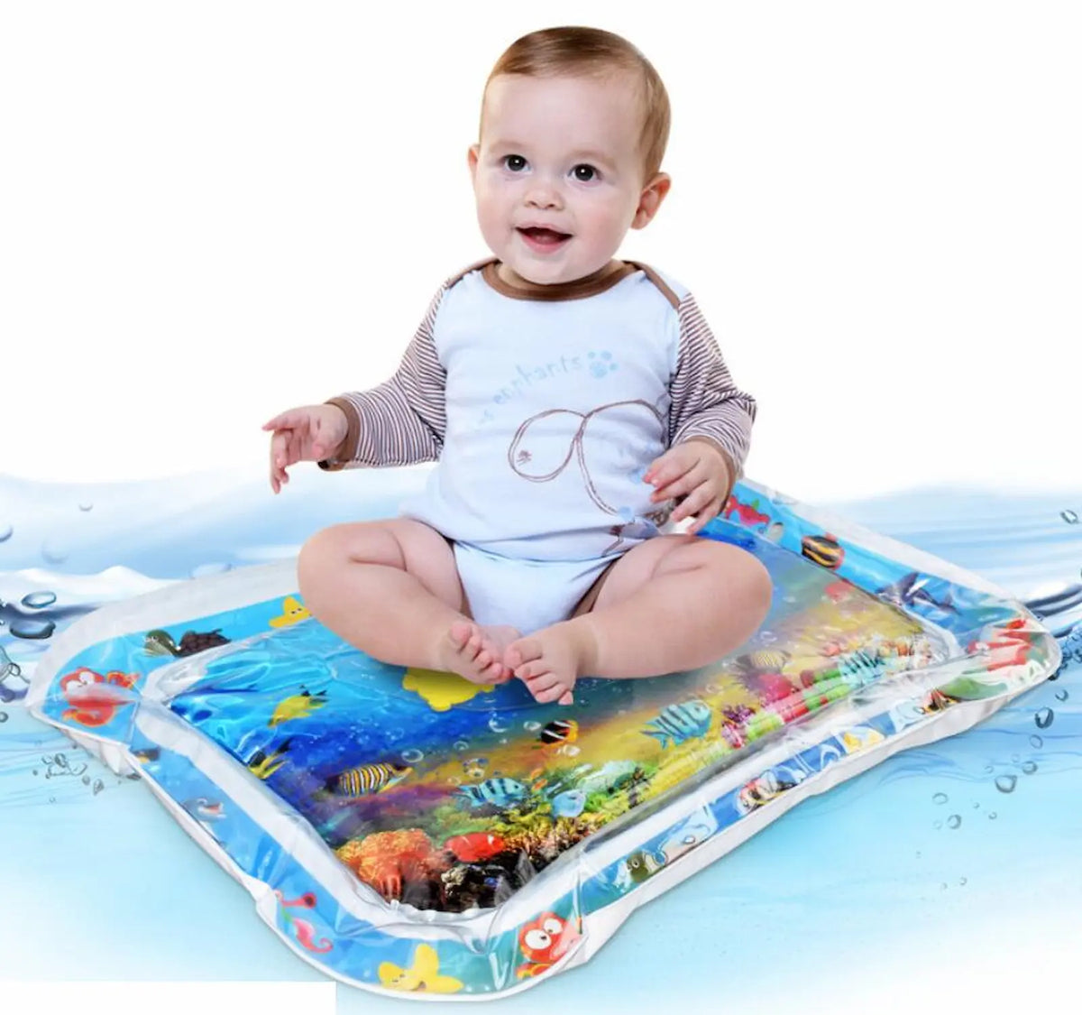 Baby water play mat for sensory tummy time activity – view 5