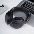 Colorful LED sensory headphones with adjustable headband and glowing ear cups

