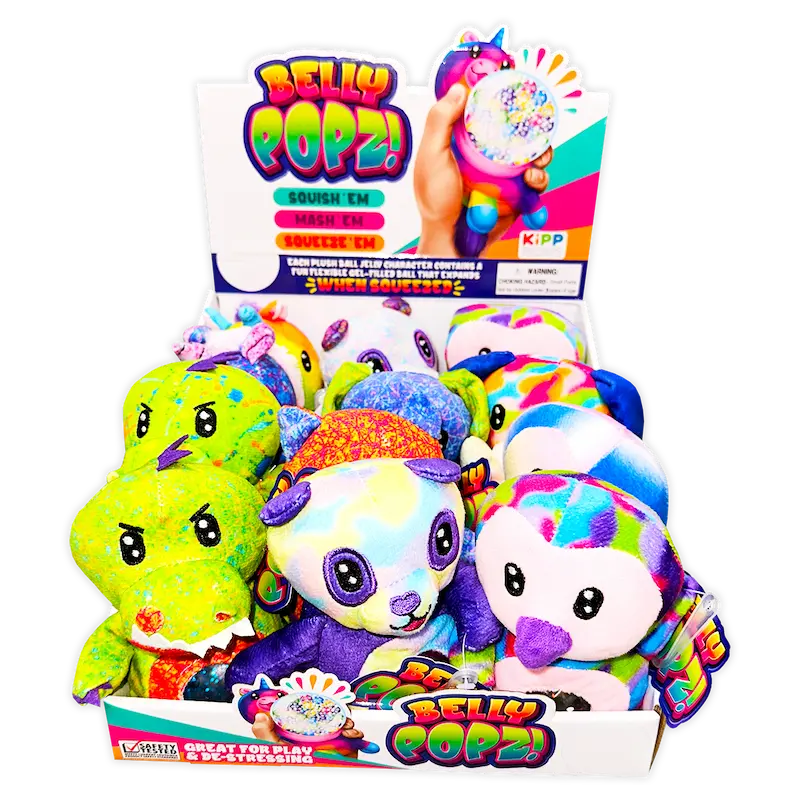 Belly Popz squeeze plush stress toy for kids – view 6