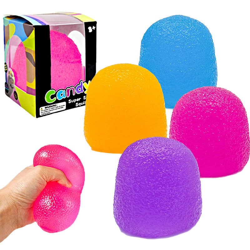 Calming sensory squeeze toy for kids designed for autism support, ADHD focus, anxiety relief, sensory regulation, calming tactile play, and emotional regulation