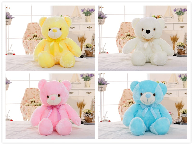 LED Teddy Bear Night Light for Kids