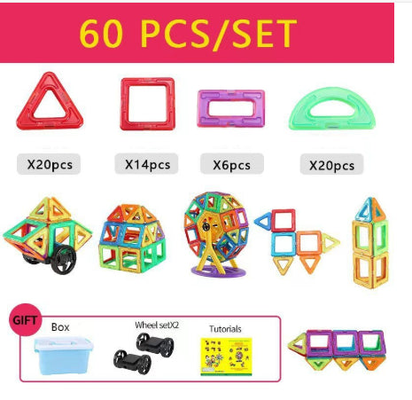 STEM Magnetic Tiles Set for Kids