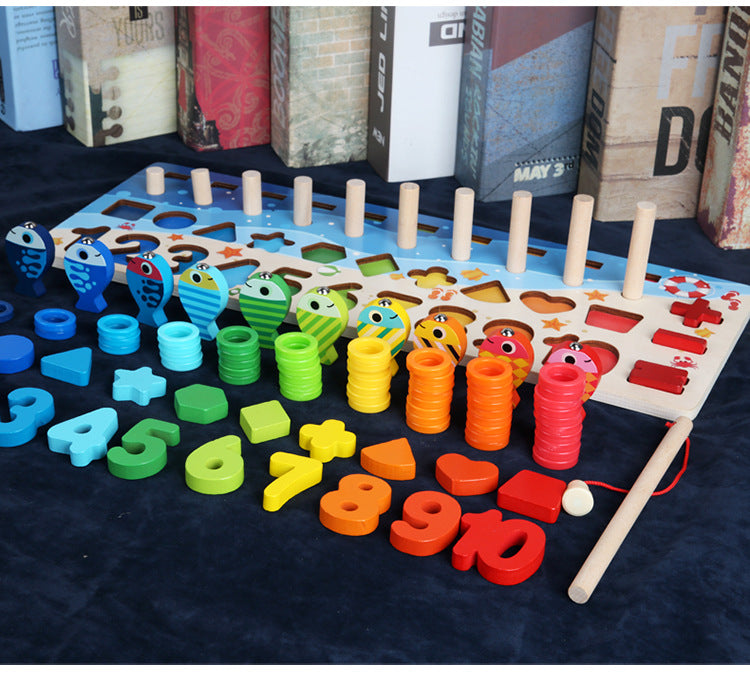 Montessori Alphabet & Number Puzzle for Kids
