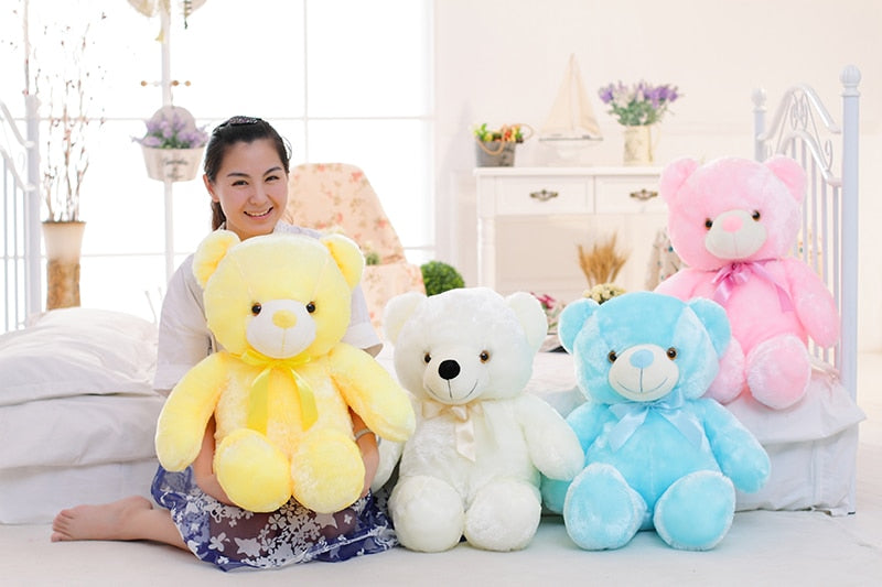 LED Teddy Bear Night Light for Kids