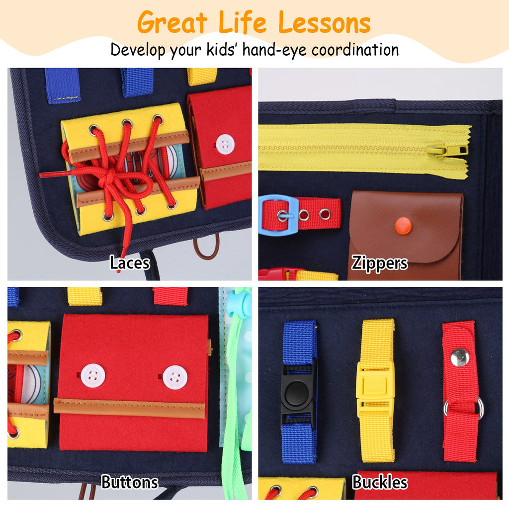 Sensory Busy Book for Kids