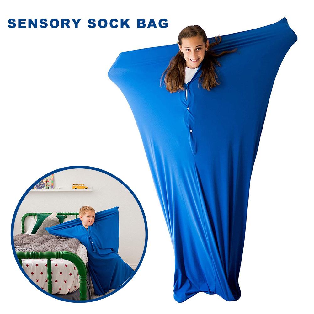 Sensory body sock for kids designed for autism sensory support, ADHD calming, deep pressure therapy, emotional regulation, and sensory processing support