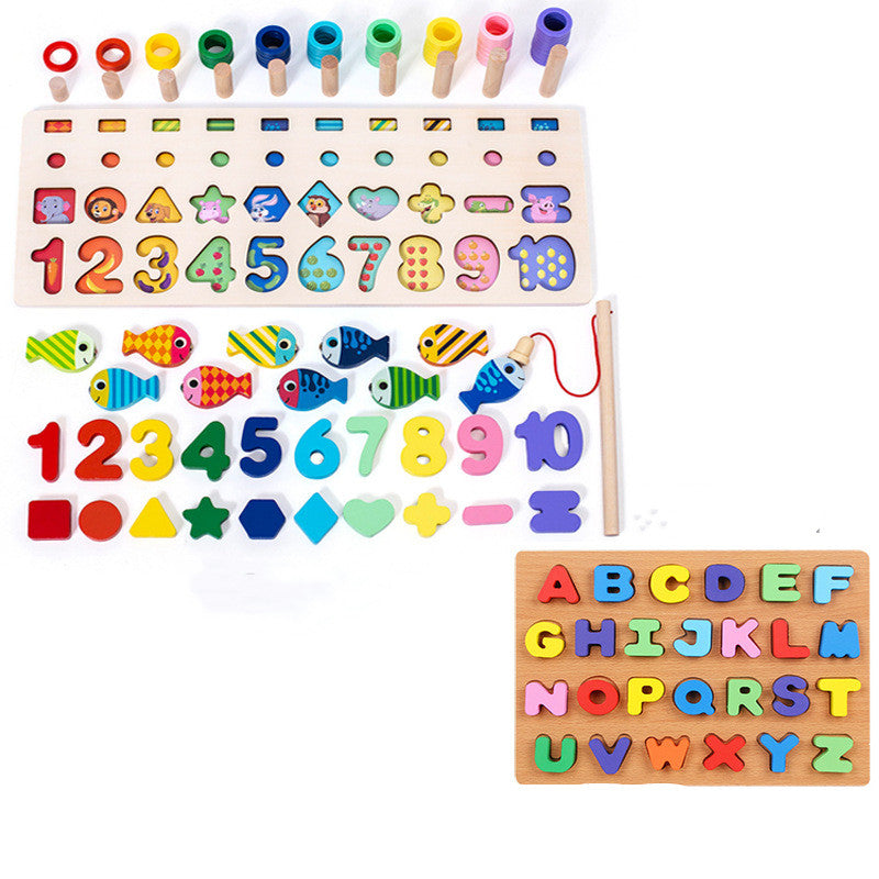 Montessori Alphabet & Number Puzzle for Kids