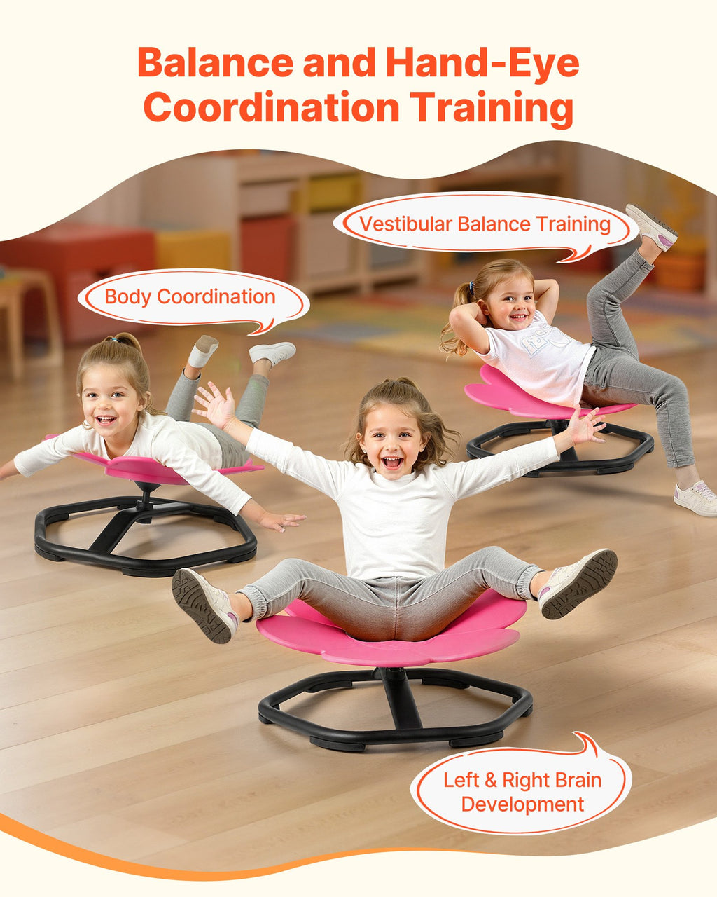 Sensory Spinning Chair for Kids | Active Balance Seat