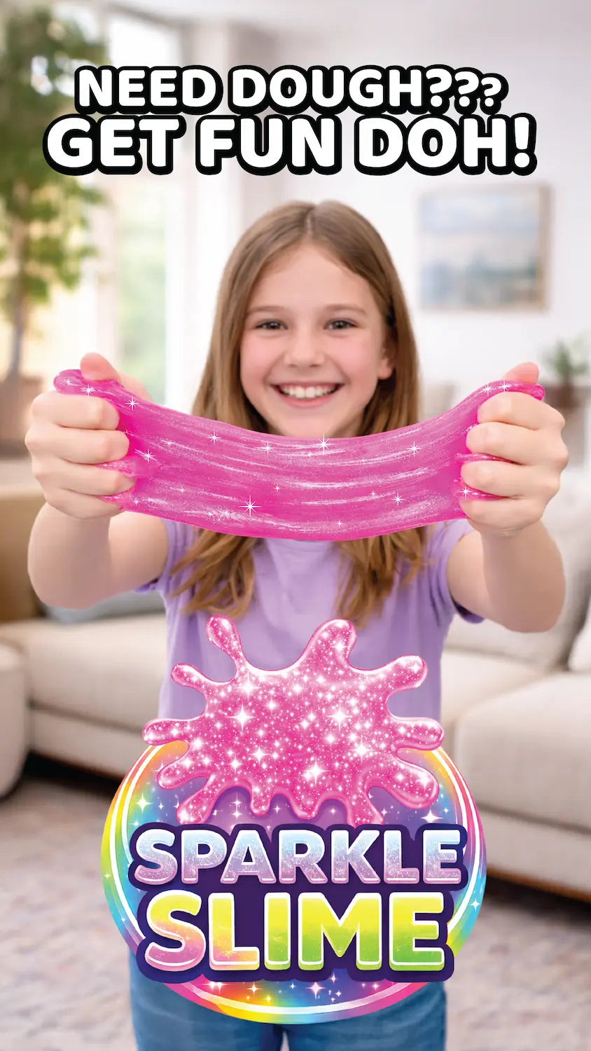 Fun Doh sparkle slime sensory fidget toy for kids – view 7