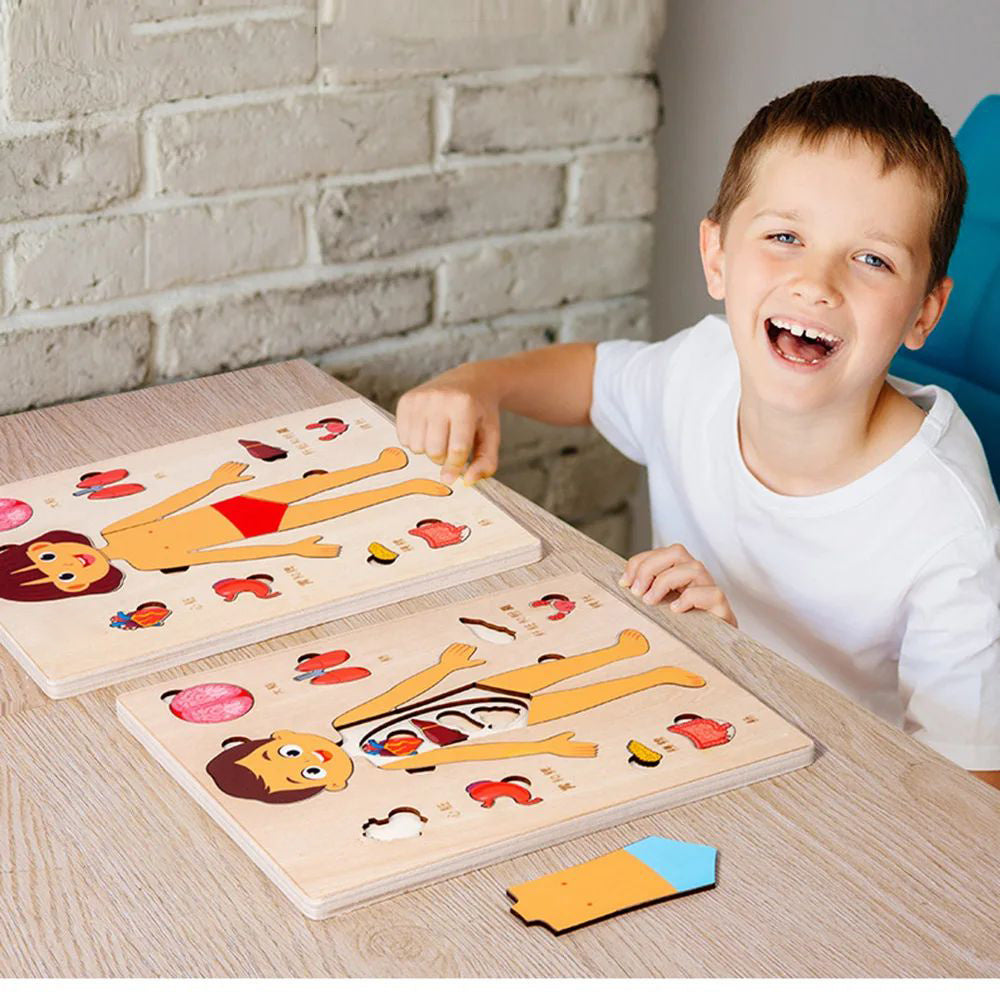 Human Body Puzzle for Kids