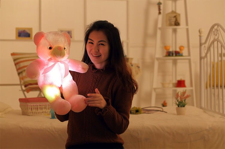 LED Teddy Bear Night Light for Kids