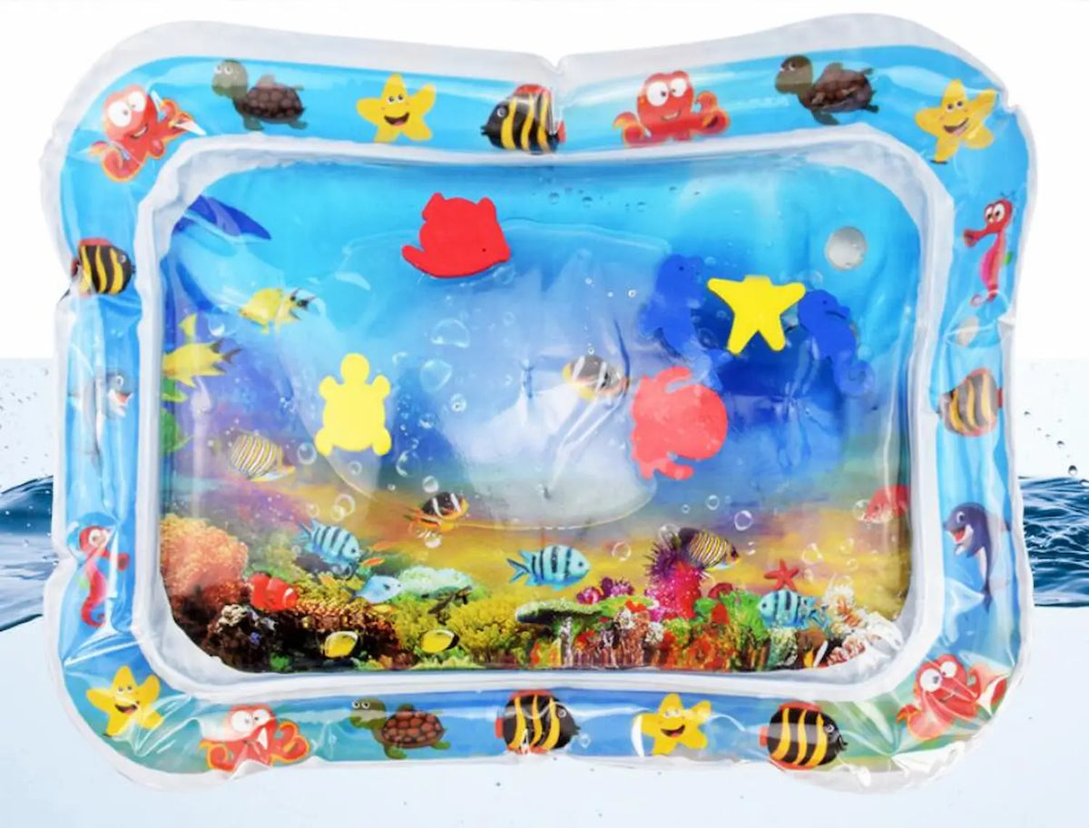 Baby water play mat for sensory tummy time activity – view 2