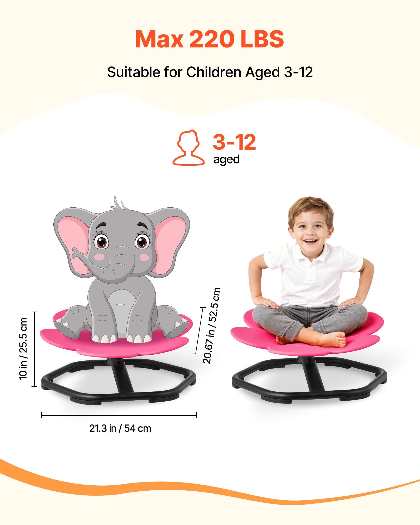 Sensory Spinning Chair for Kids | Active Balance Seat