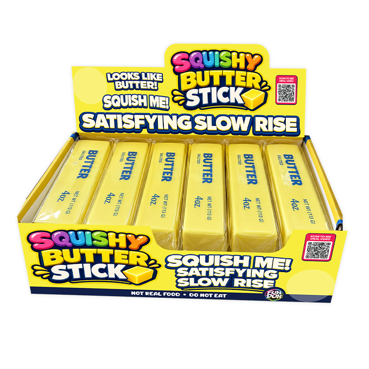Fun Doh butter stick slow-rise squishy fidget toy for kids – view 7