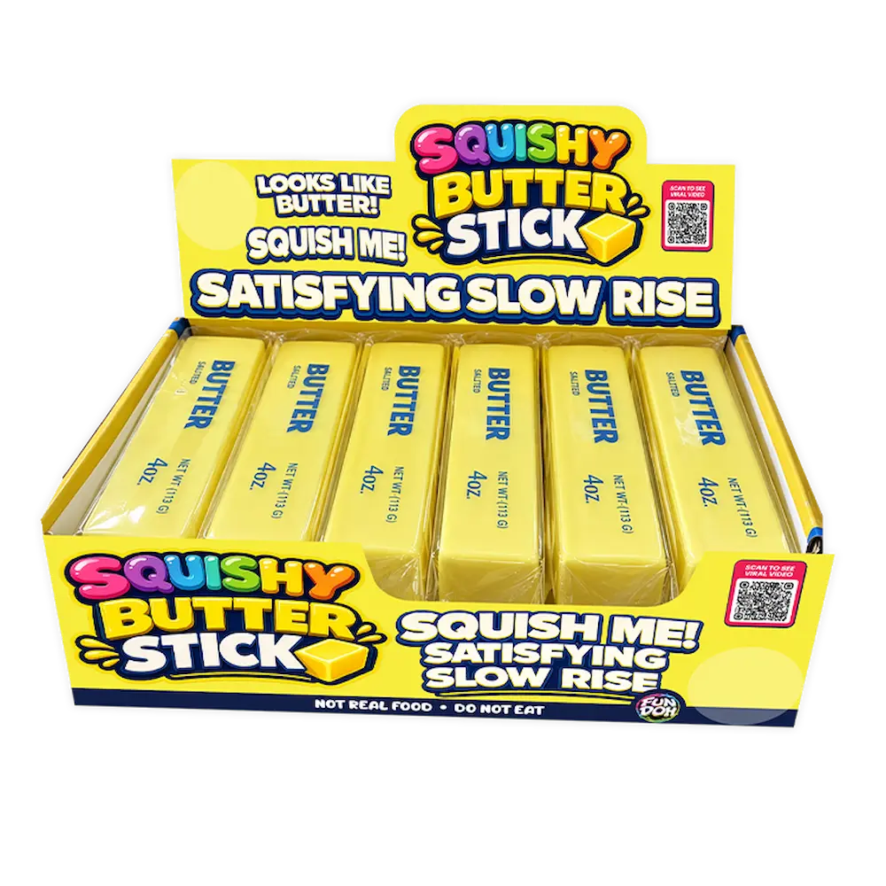 Fun Doh 6-inch butter stick slow-rise squishy fidget toy for kids – view 6