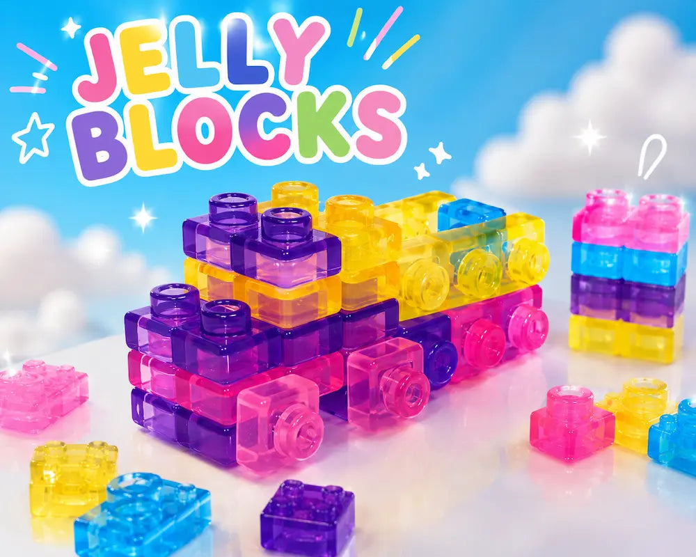 Gummy Bloc soft squishy building blocks 40 piece set for kids – view 3