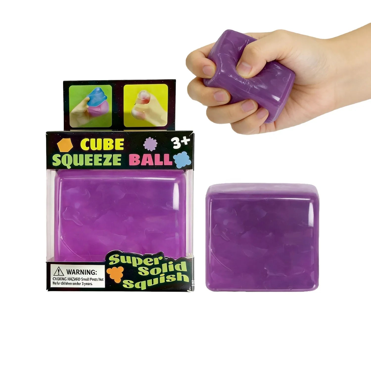 Sensory Squeeze Cube Fidget Toy for Kids