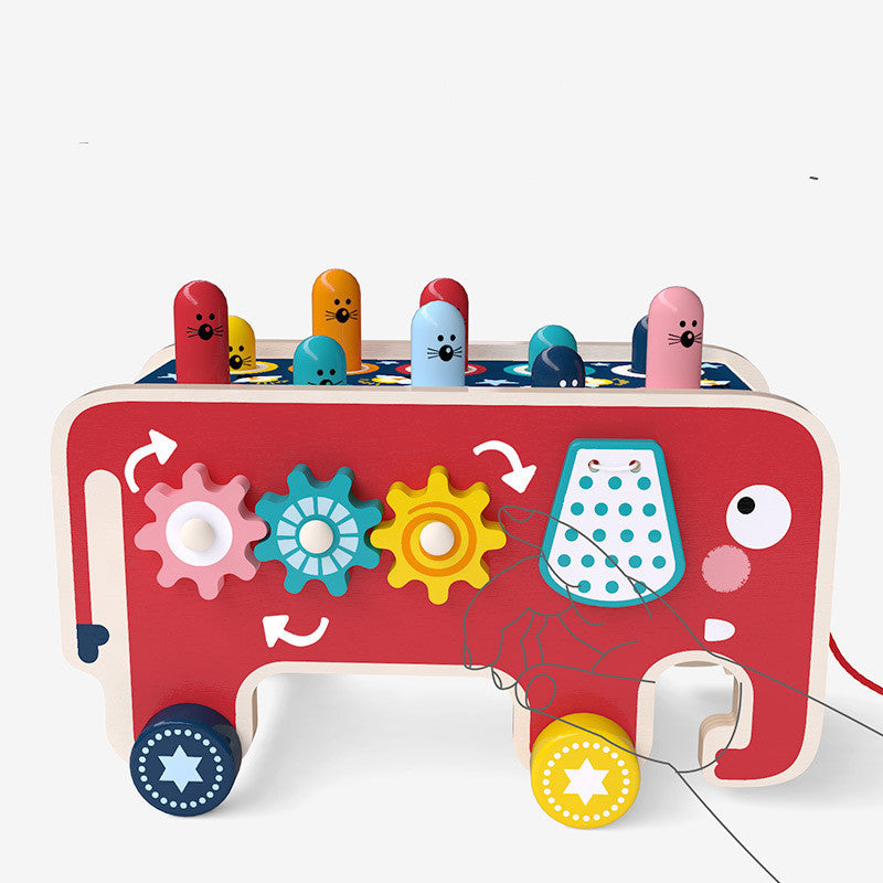 Montessori Wooden Pounding Toy for Toddlers
