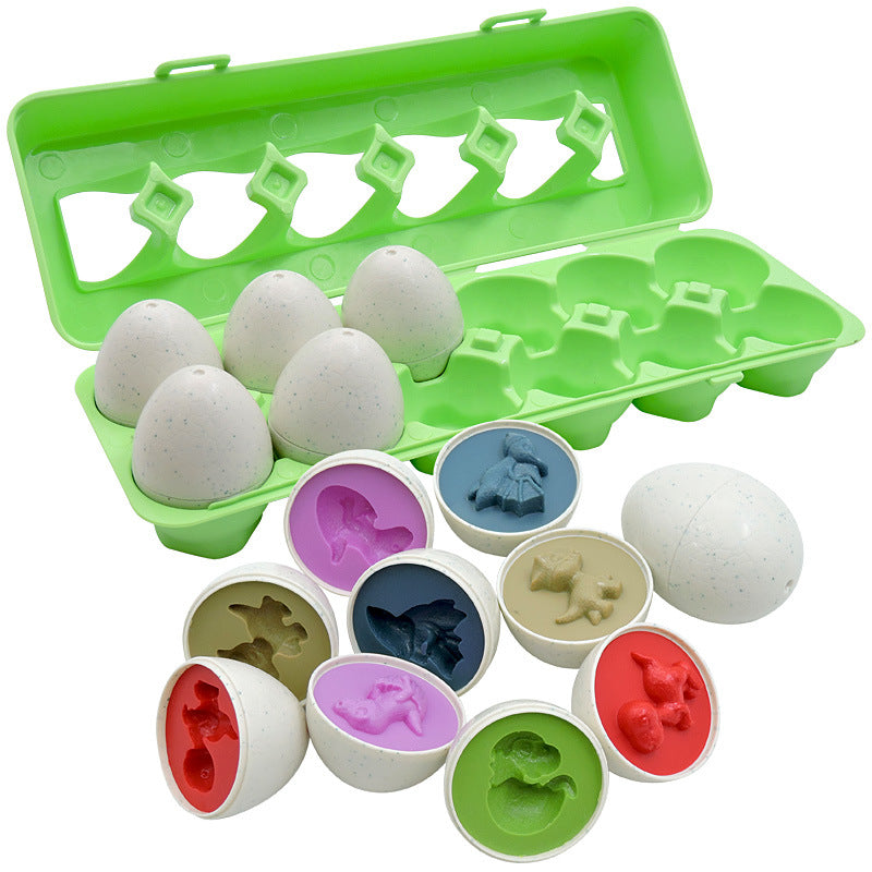 Montessori Matching Eggs Toy for Toddlers