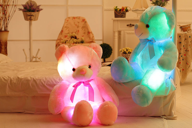 LED Teddy Bear Night Light for Kids