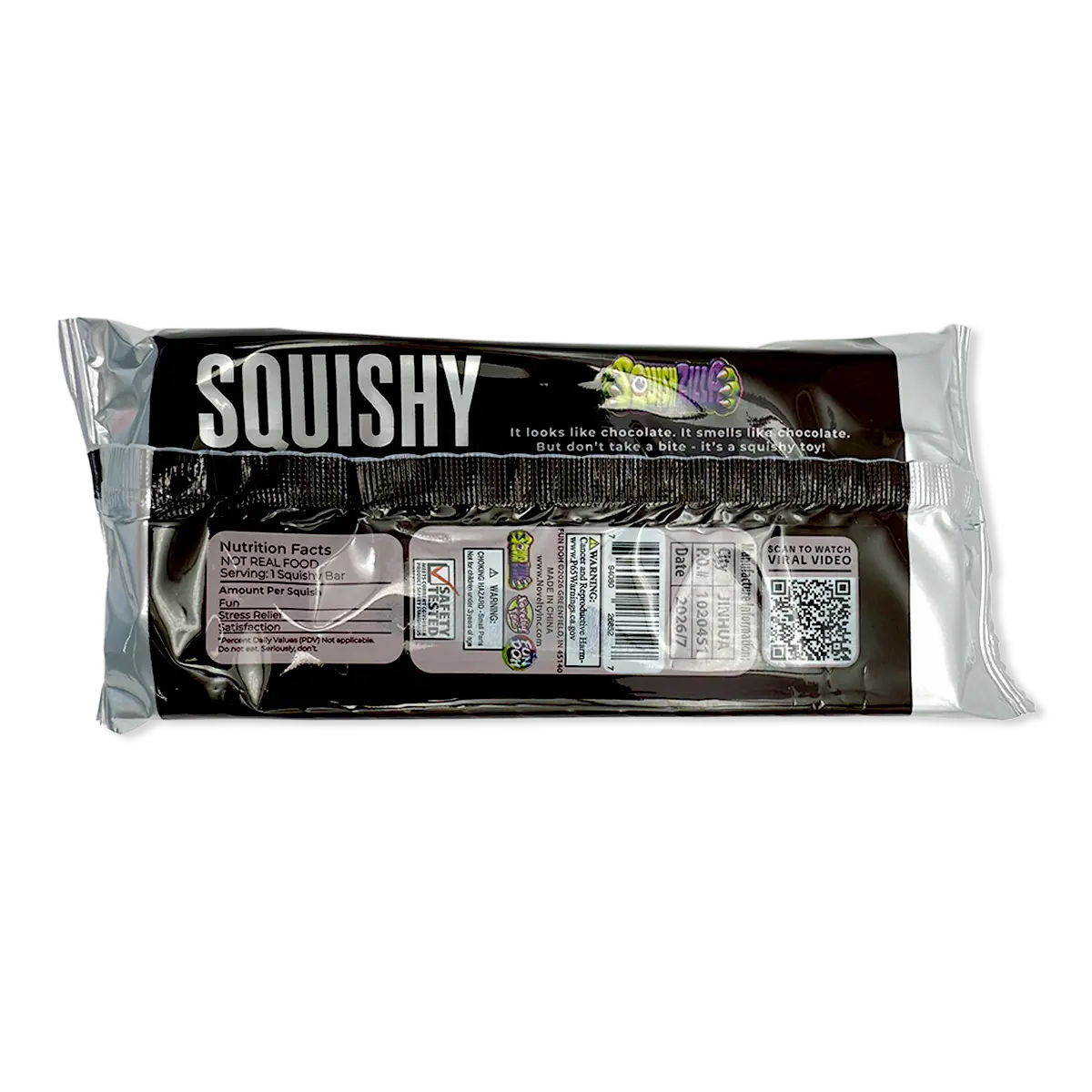Fun Doh slow-rise scented chocolate bar squishy fidget toy for kids – view 4