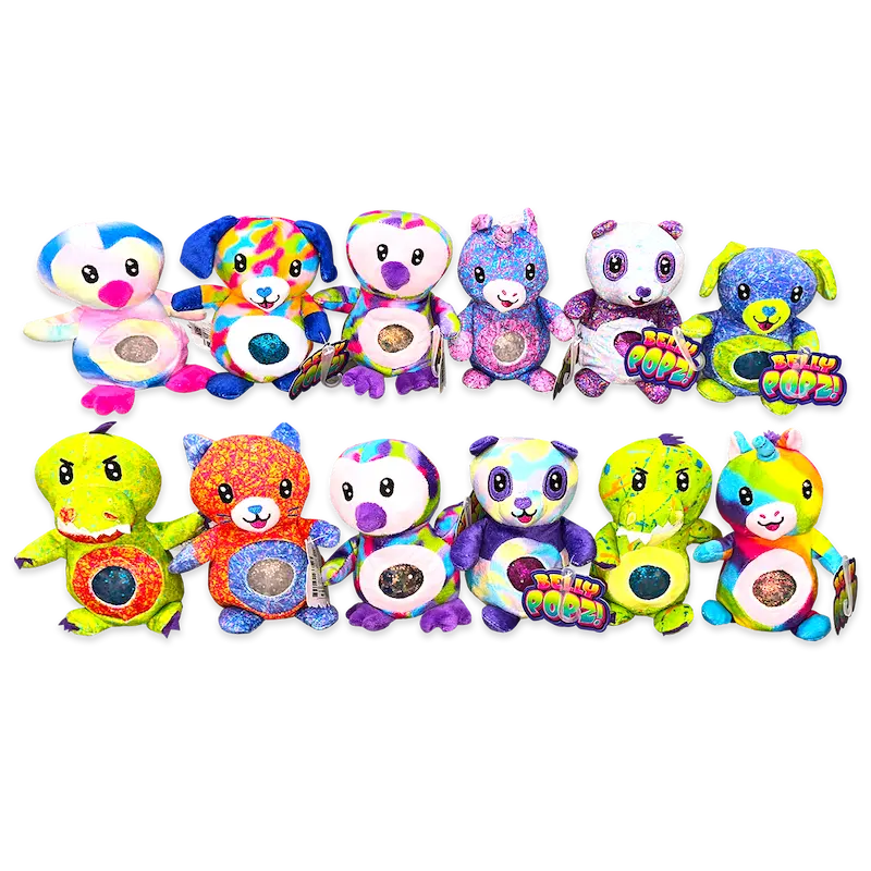 Belly Popz squeeze plush stress toy for kids – view 2