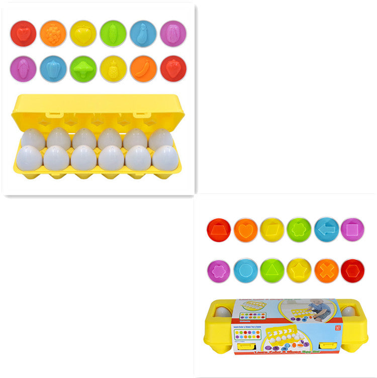 Montessori Matching Eggs Toy for Toddlers