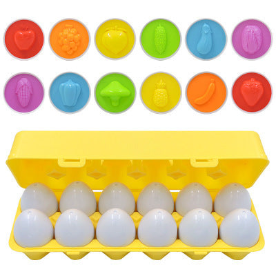 Montessori Matching Eggs Toy for Toddlers