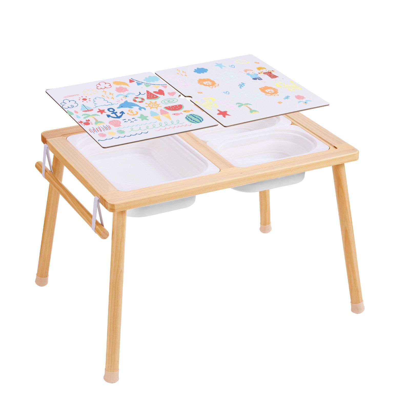 7-in-1 sensory activity table for kids designed for calm sensory play, fine motor development, and hands-on learning