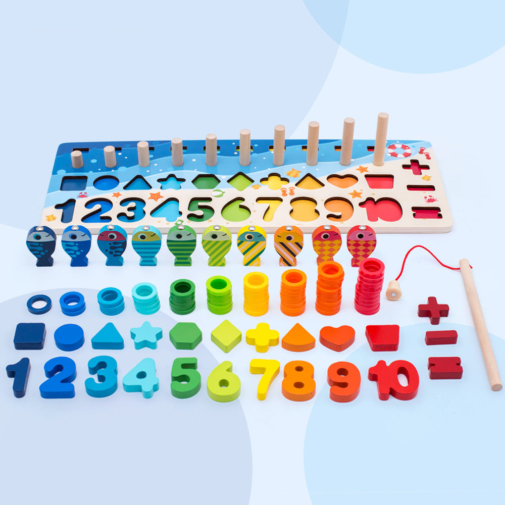 Montessori Alphabet & Number Puzzle for Kids