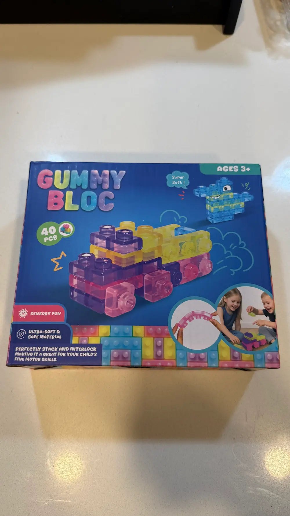 Gummy Bloc soft squishy building blocks 40 piece set for kids – view 7