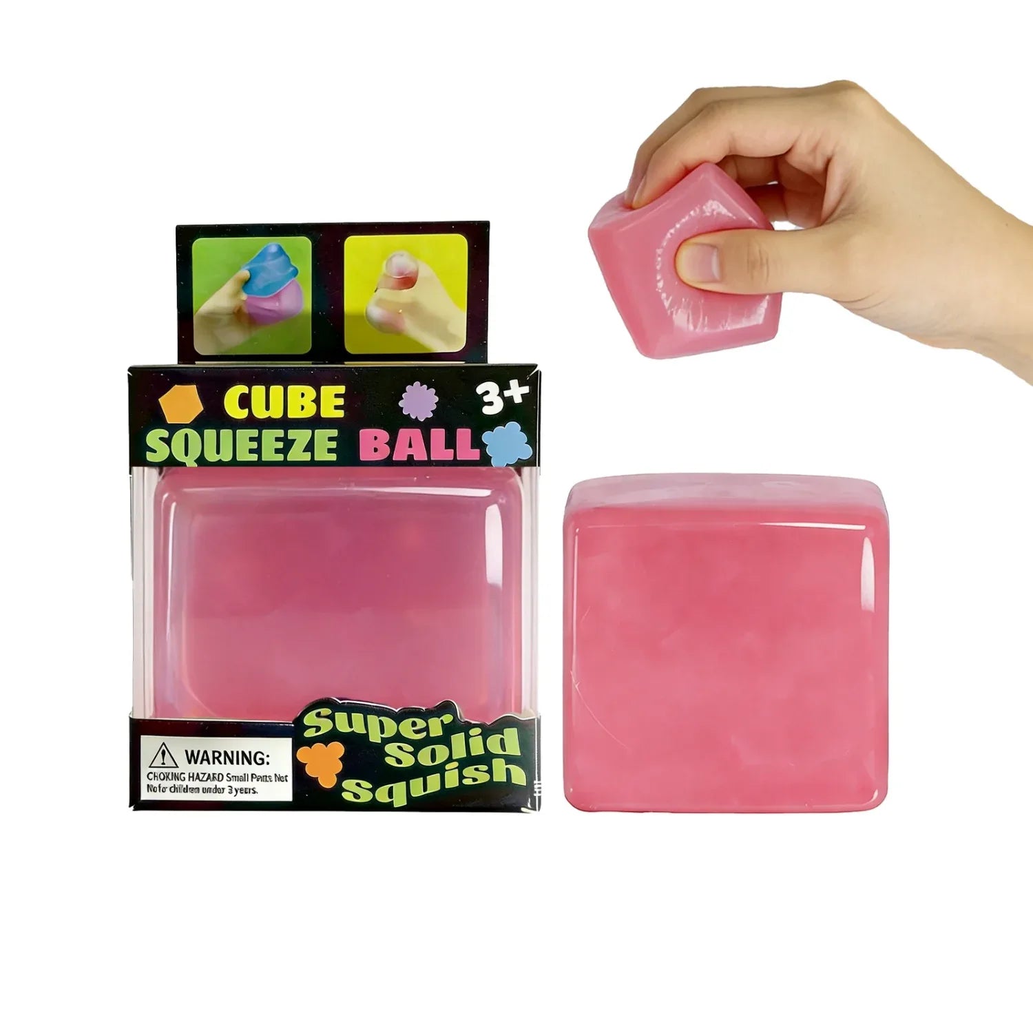 Sensory Squeeze Cube Fidget Toy for Kids