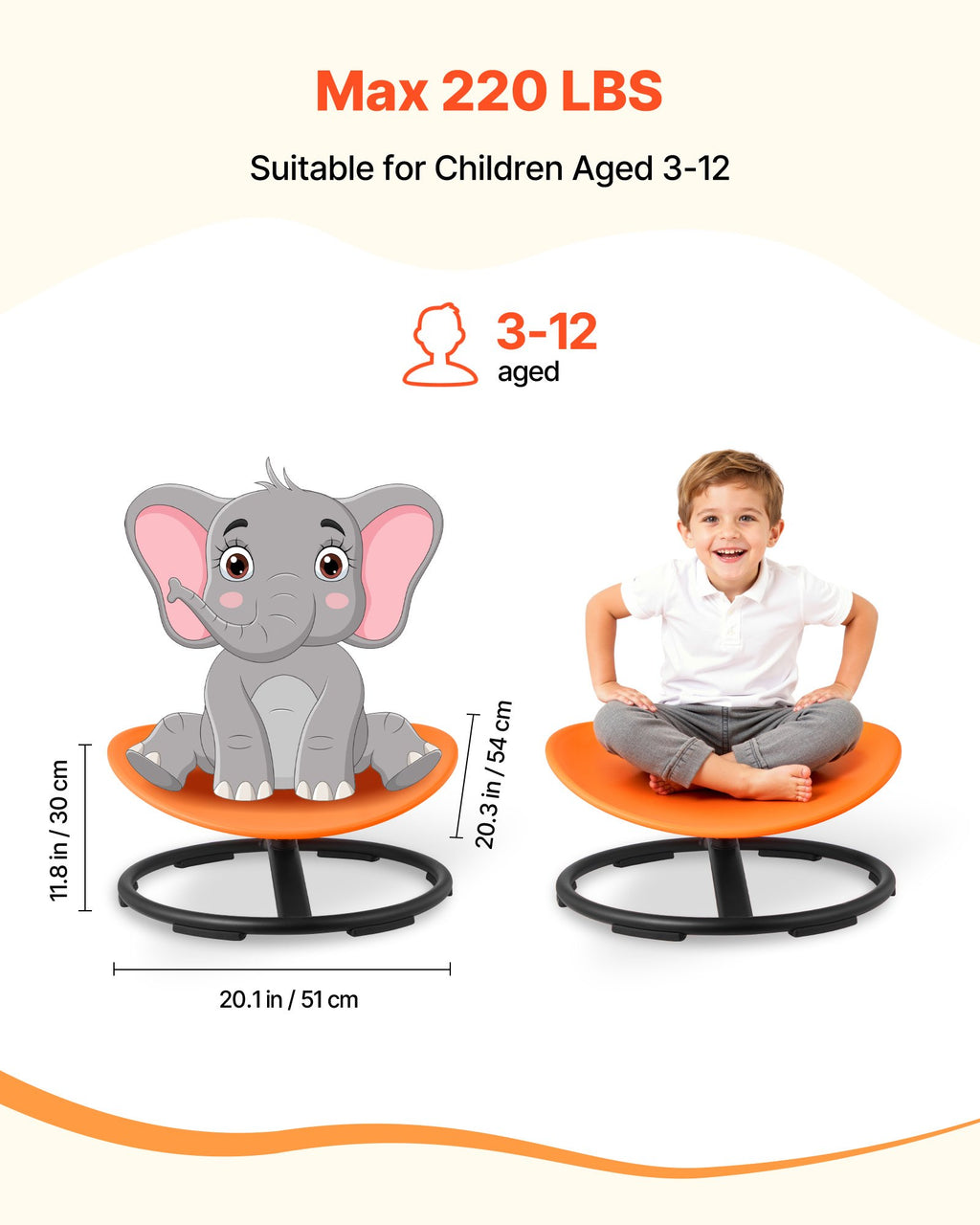 Sensory Spinning Chair for Kids | Core Balance Seat