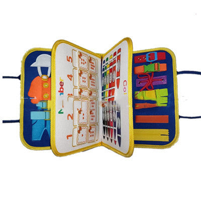 Montessori Sensory Busy Board for Toddlers | Fine Motor Skills Toy for Autism & ADHD