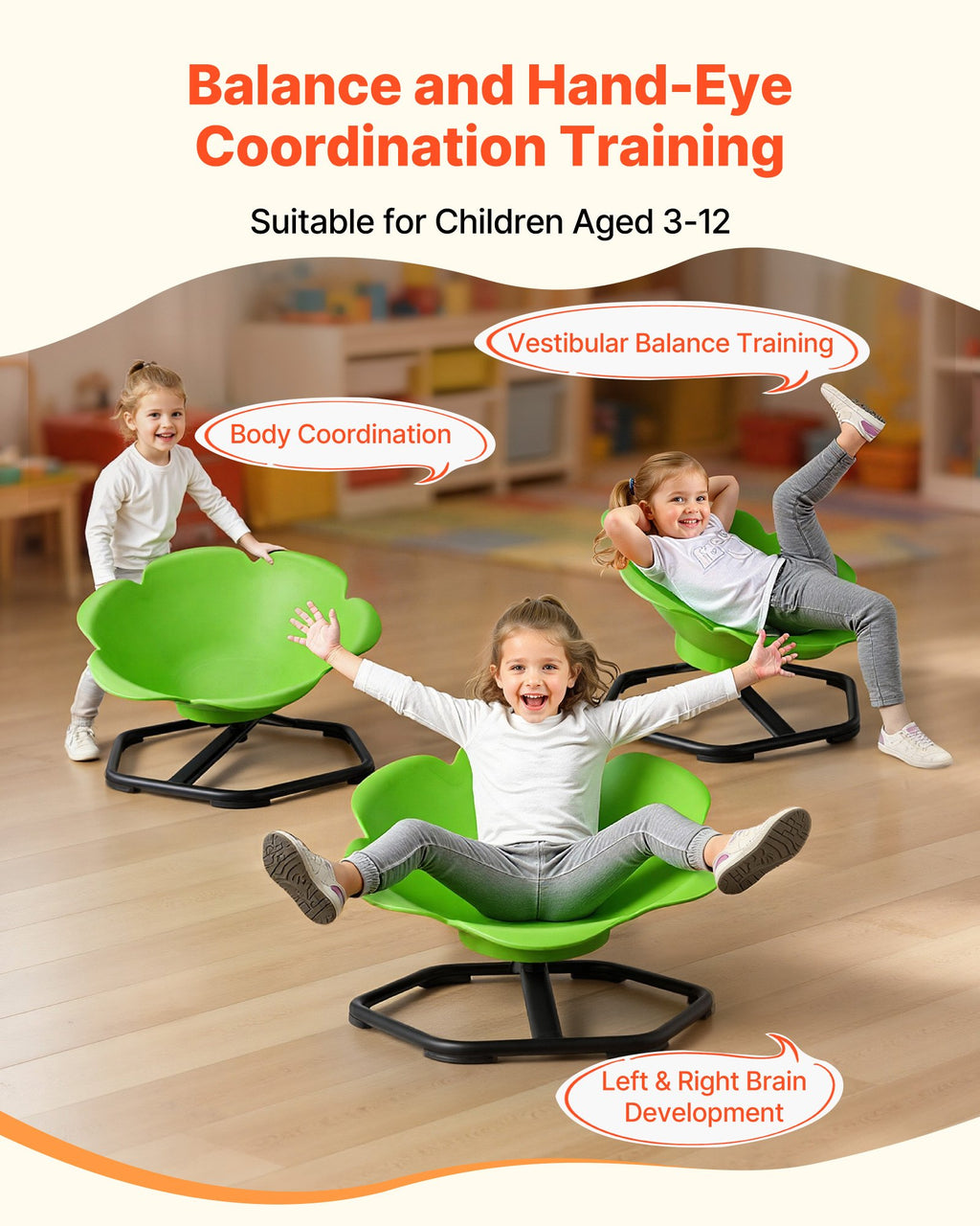 Sensory Spinning Chair for Kids