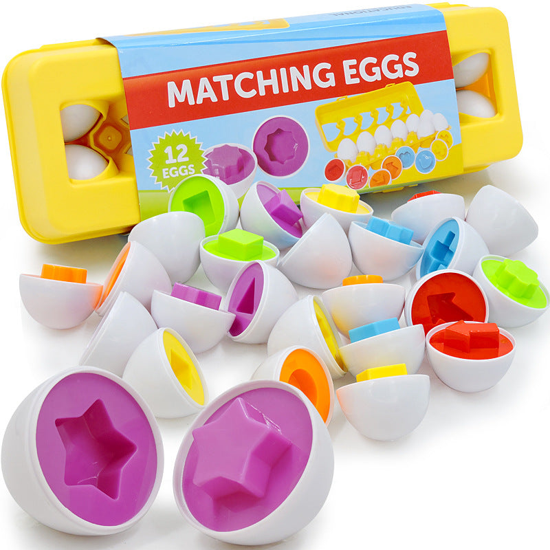 Montessori Matching Eggs Toy for Toddlers
