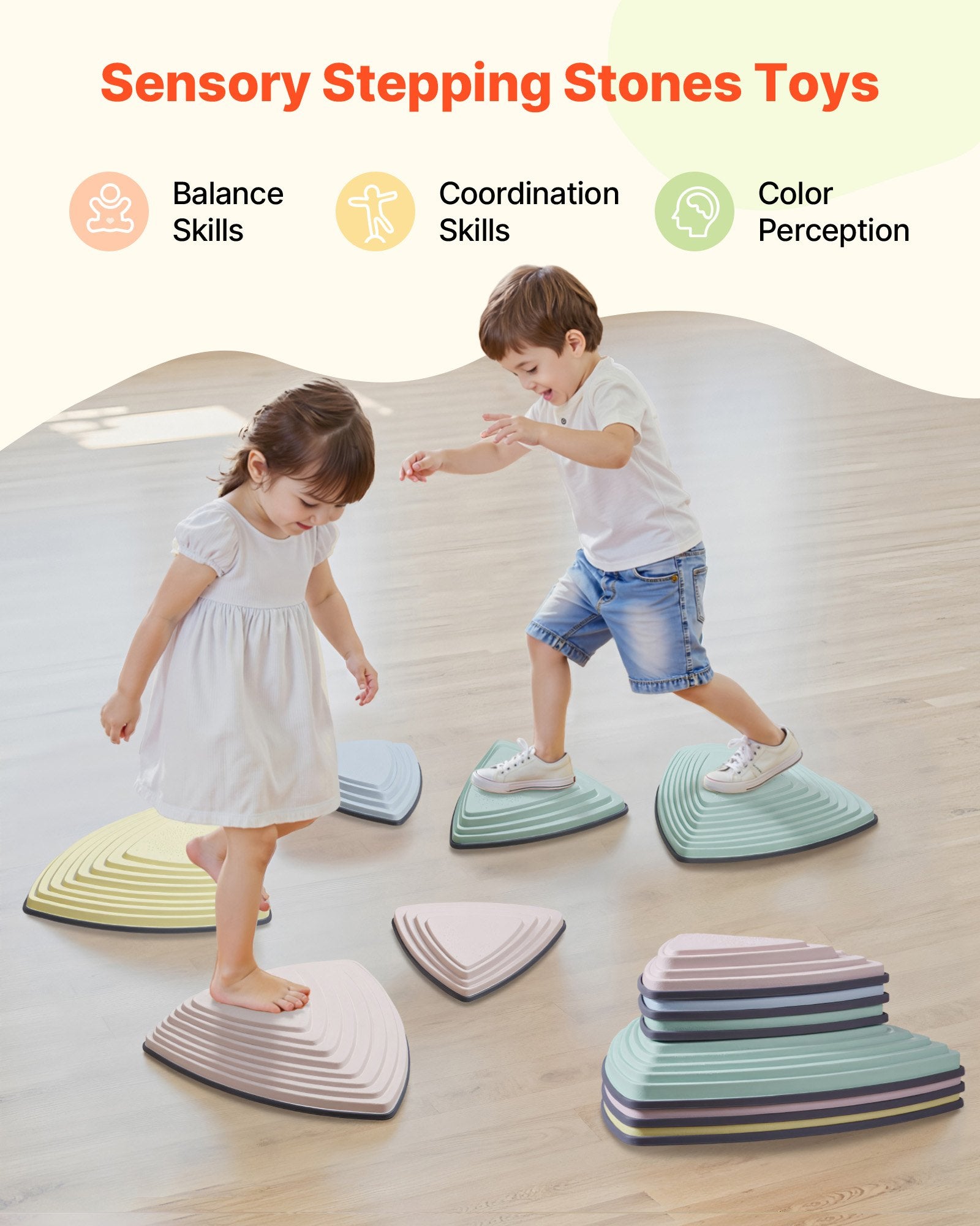 Sensory Stepping Stones for Kids