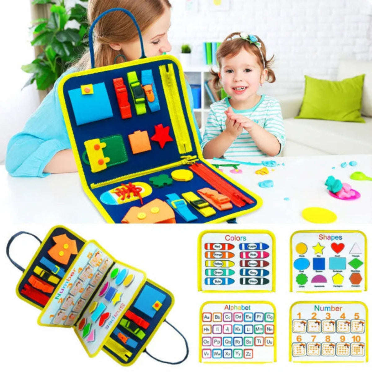 Montessori Busy Board for Toddlers