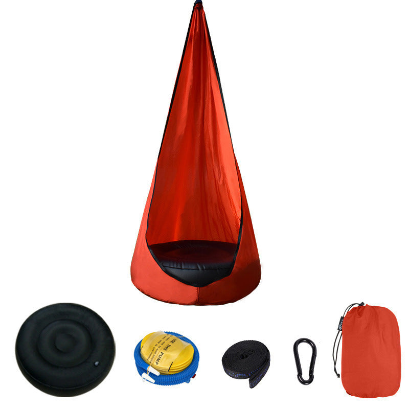 Portable Sensory Swing Hammock with Inflatable Seat Pad – view 3