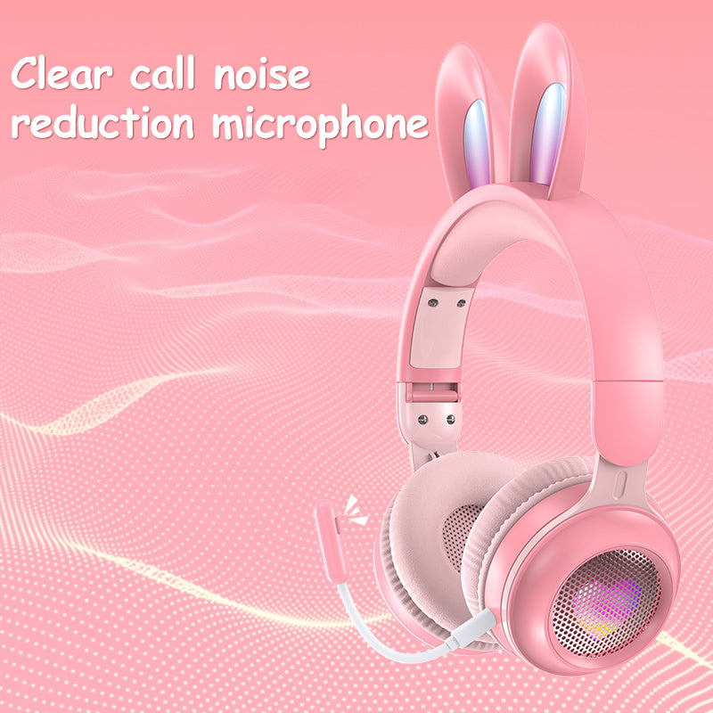 Wireless rabbit ear sensory headphones for kids 