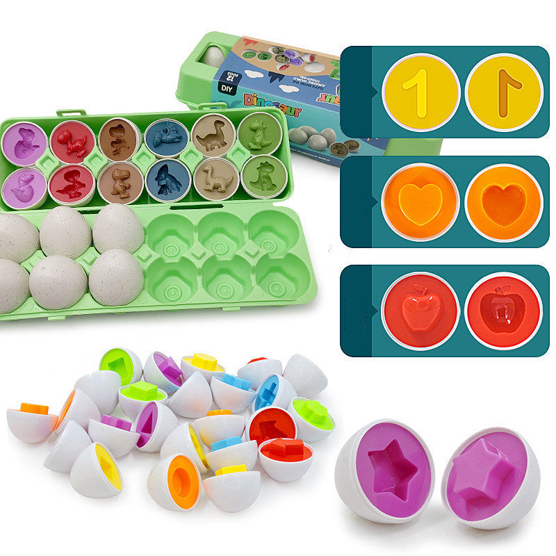 Montessori Matching Eggs Toy for Toddlers